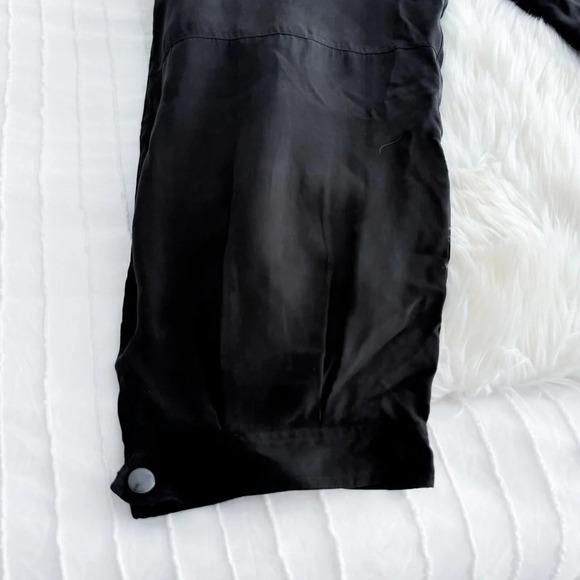 Johnny Was Pete & Greta Jackie Utility Pants Black Tie Belt Tapered Jogger 14 - Picture 12 of 15